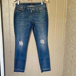 Dolce & Gabbana mid rise skinny jeans